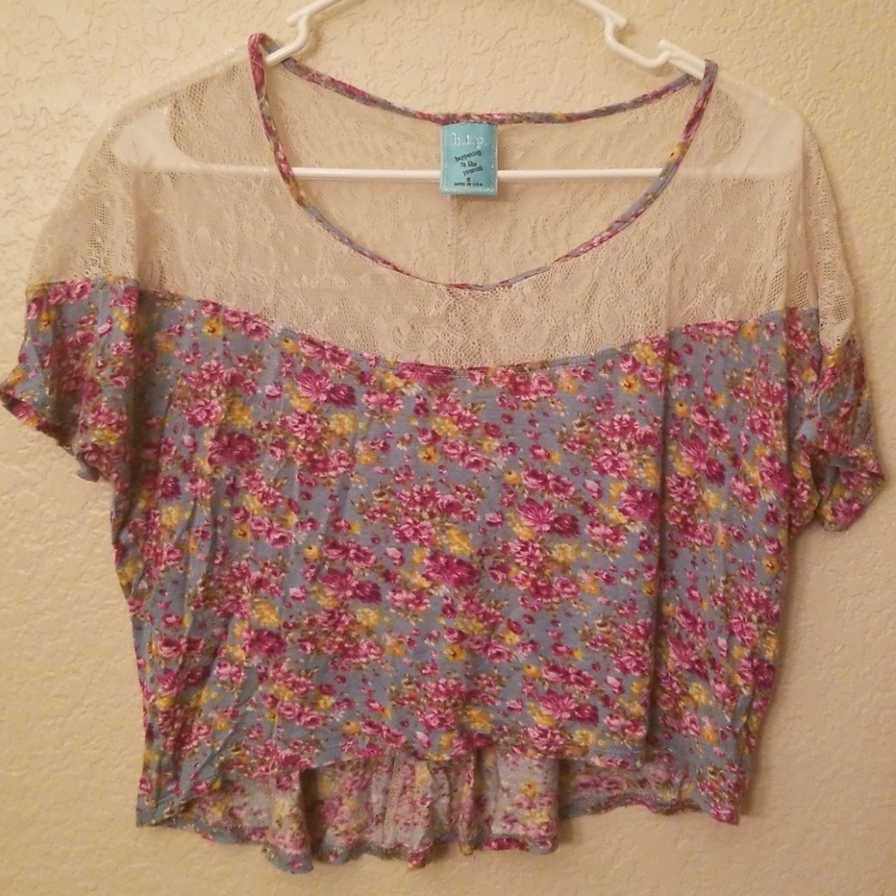 Floral crop top